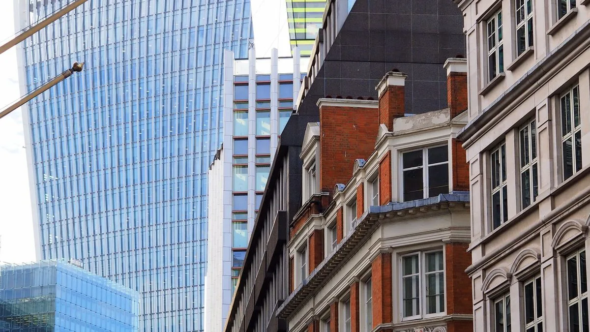 City of London street, home turf of UK venture rounds